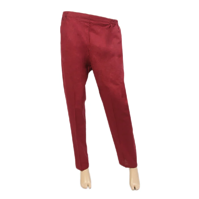 Women's Khadar Basic Trouser - Red