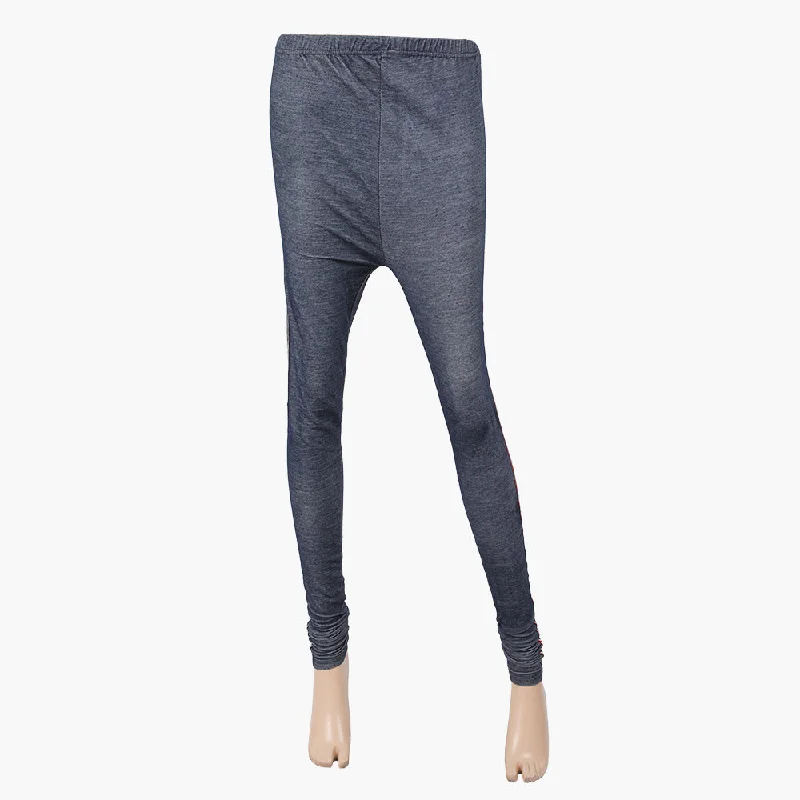 Women's Denim Tights - Blue