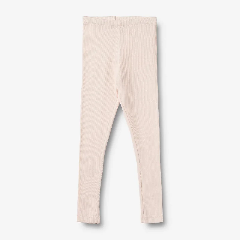 Rib Leggings Maddy - soft rose