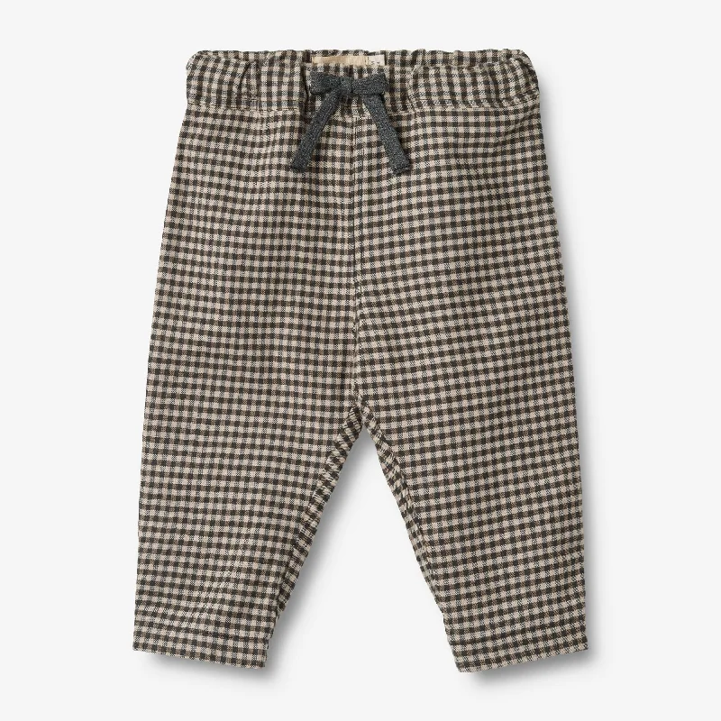 Trousers Lined Gustav - raven check