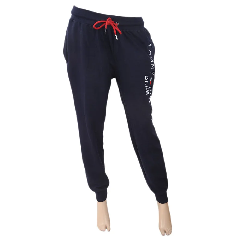 Women's Fancy Trouser - Navy Blue