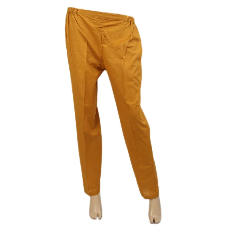 Women's Khadar Basic Trouser - Mustard