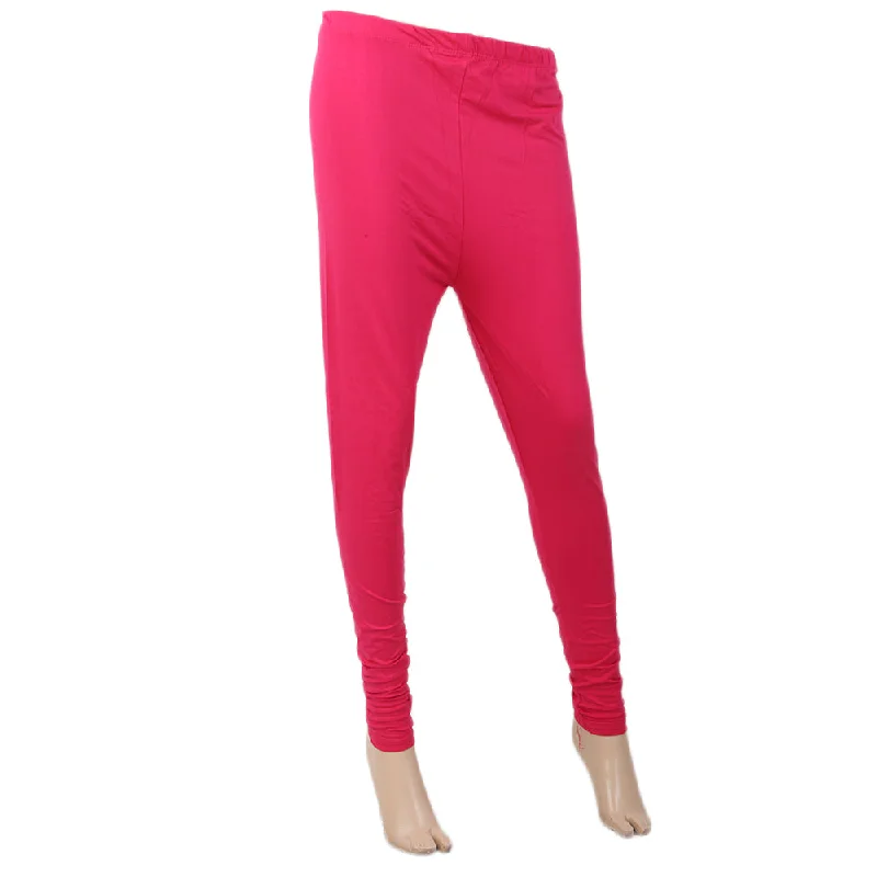 Women's Plain Tights - Pink