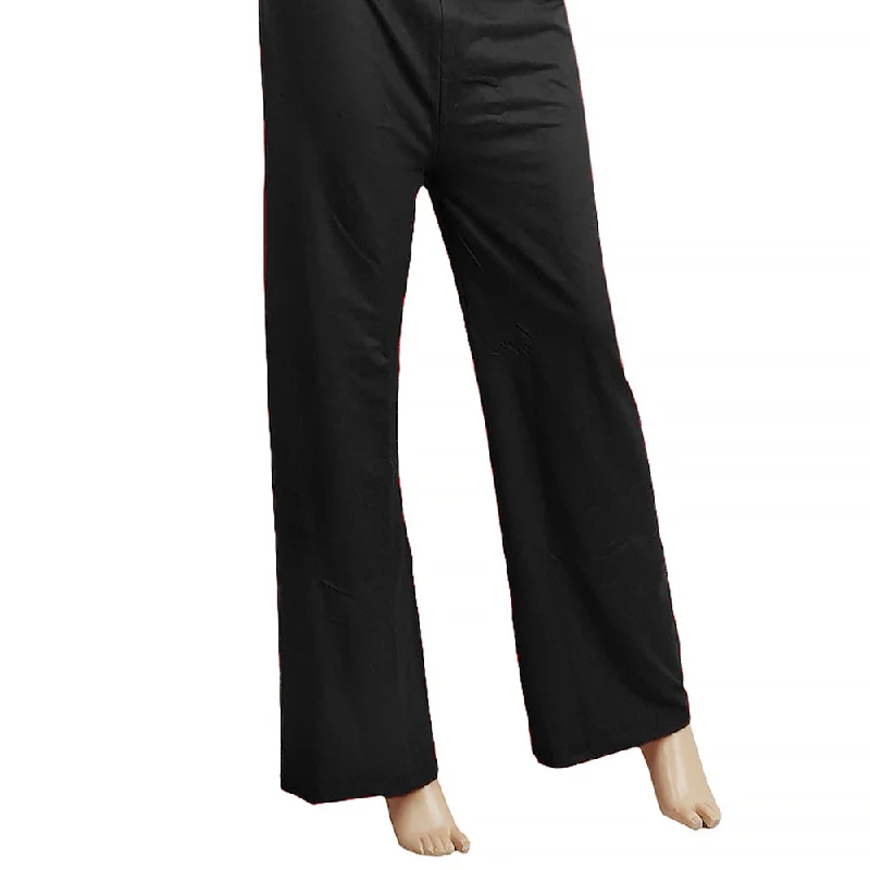 Women's Plain Flapper - Black