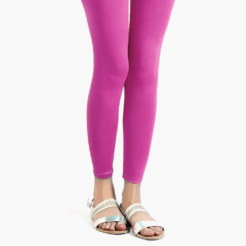 Women's Plain Tights - Fuschia