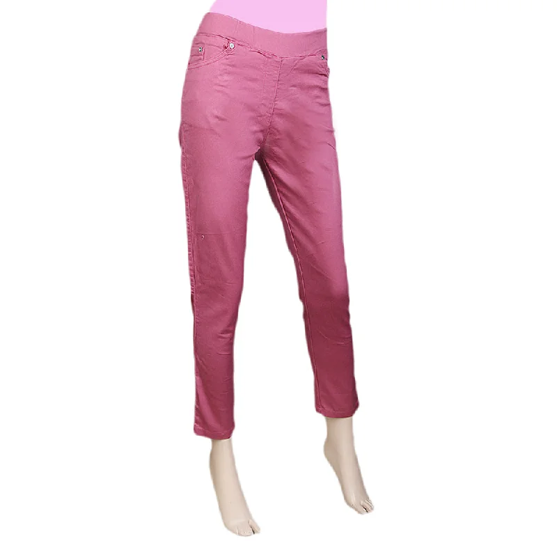 Women's Jegging - Dark Peach