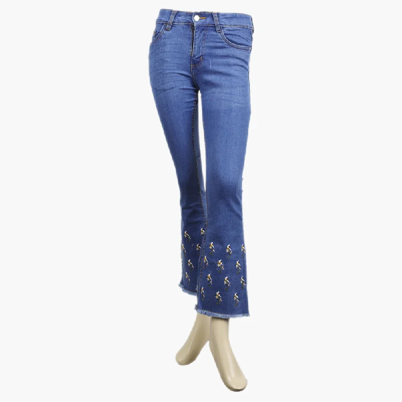 Women's Denim Pant - Mid Blue