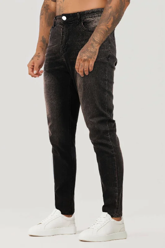 Men's Stretch Slim Fit Jean - Washed Black