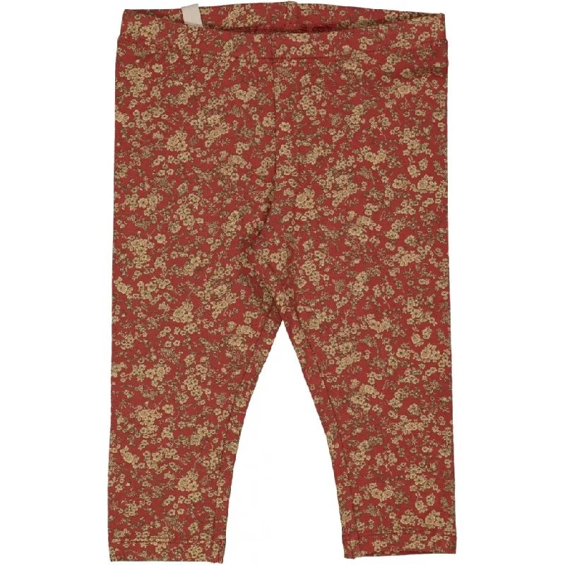 Jersey Leggings - apple butter flowers