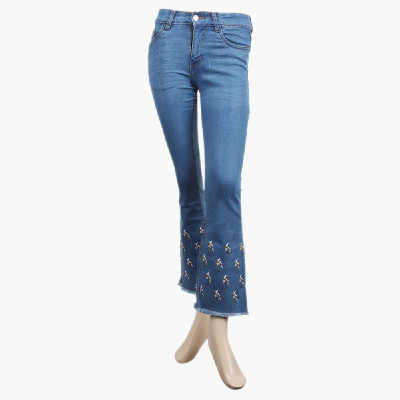 Women's Denim Pant - Light Blue