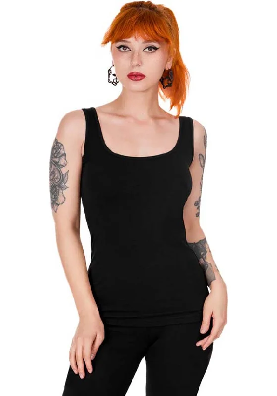 Essentials Deep Neckline | TANK TOP