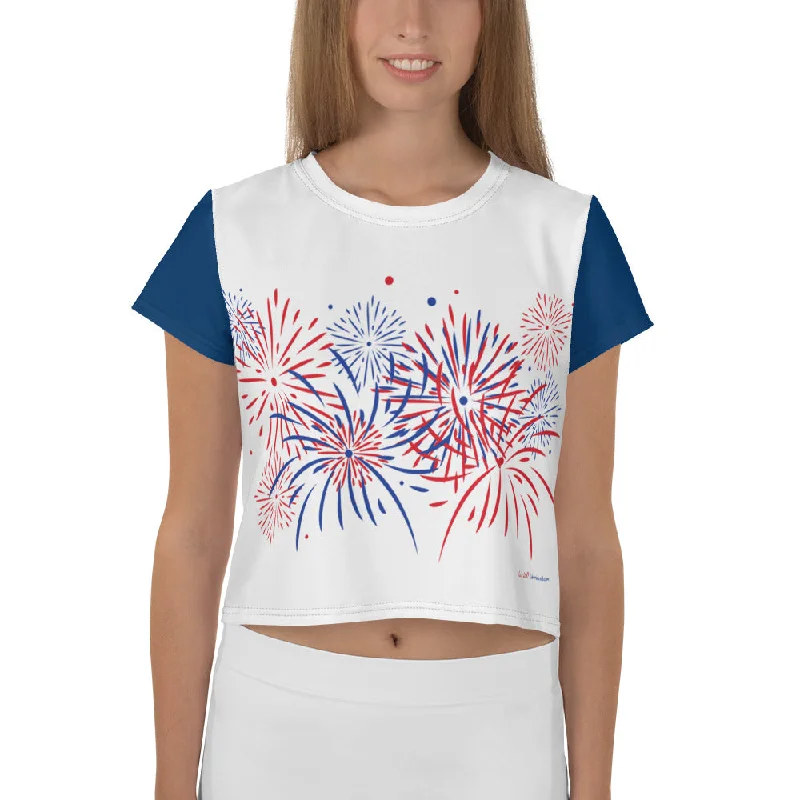 Fireworks - Ladies' Crop Tee