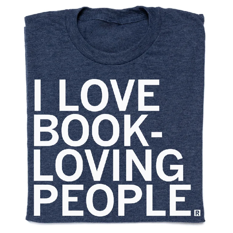 I Love Book Loving People Navy