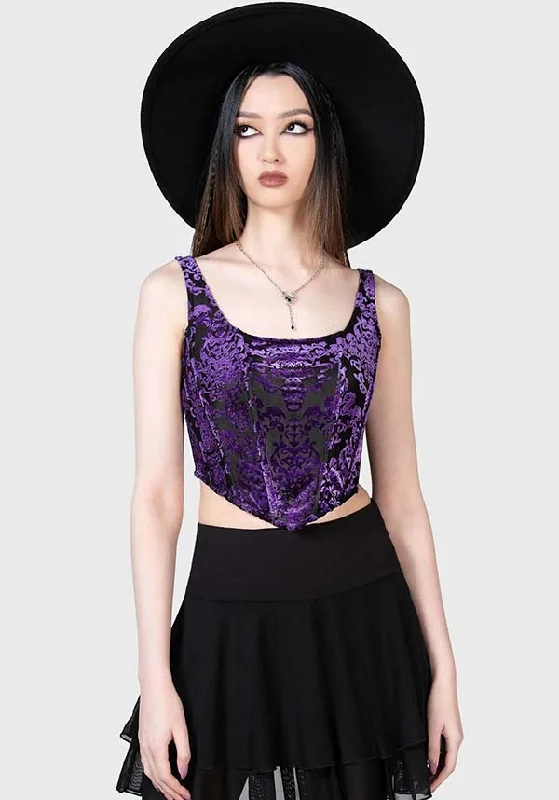 Snarl [Purple] | CORSET TOP