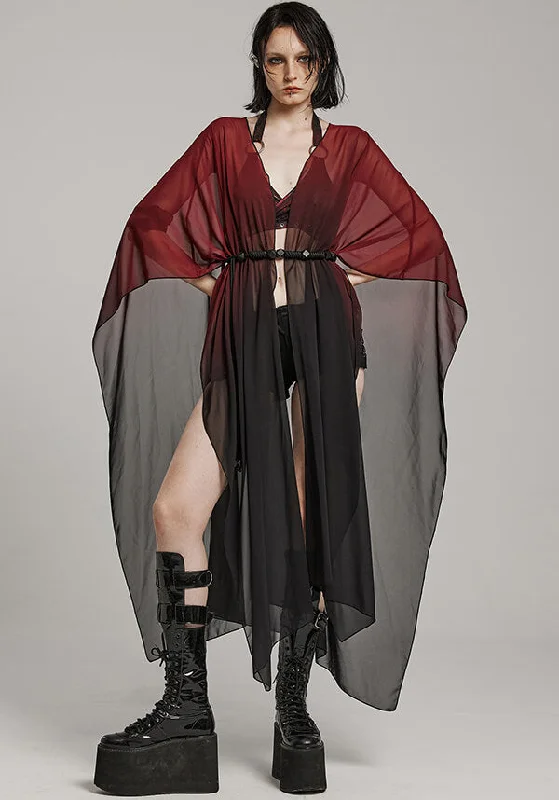 Stevie Sheer [Black/Red] | SHAWL