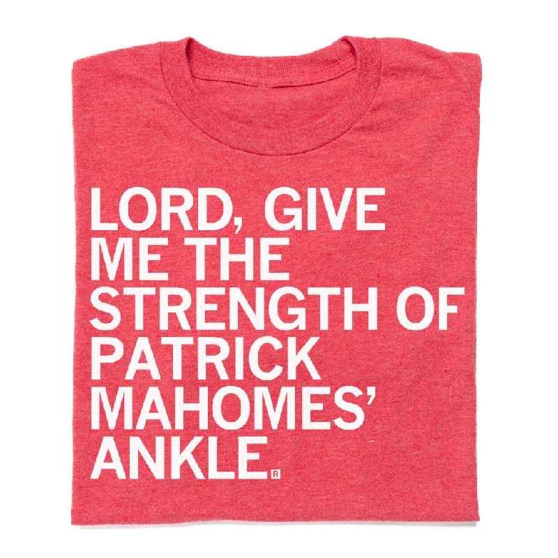 Strength of Patrick Mahomes Ankle