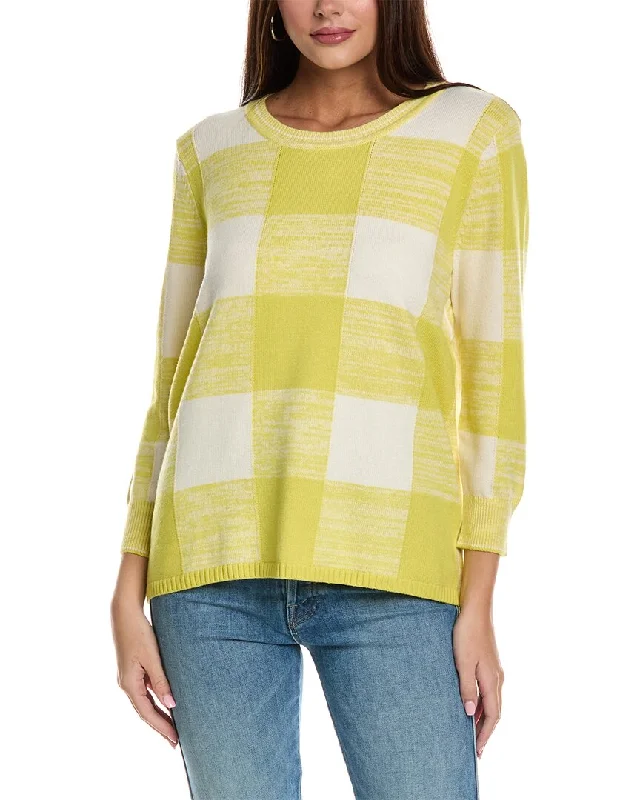 cabi Checkerboard Pullover