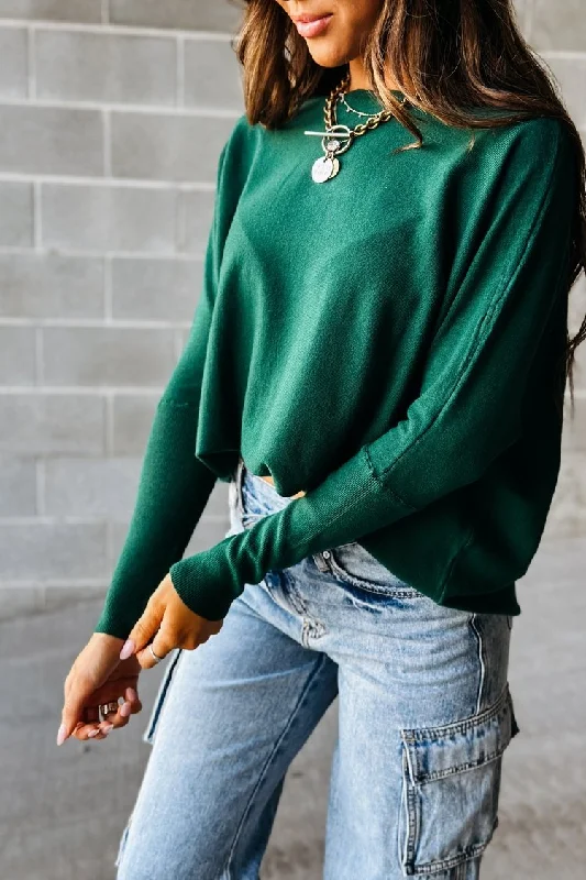 Charity Sweater - Hunter Green