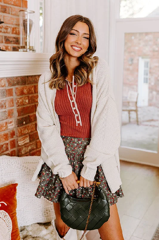 Cue The Cozy Knit Cardigan