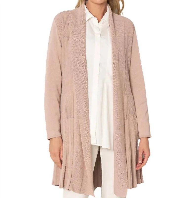 Go To Cardigan In Blush