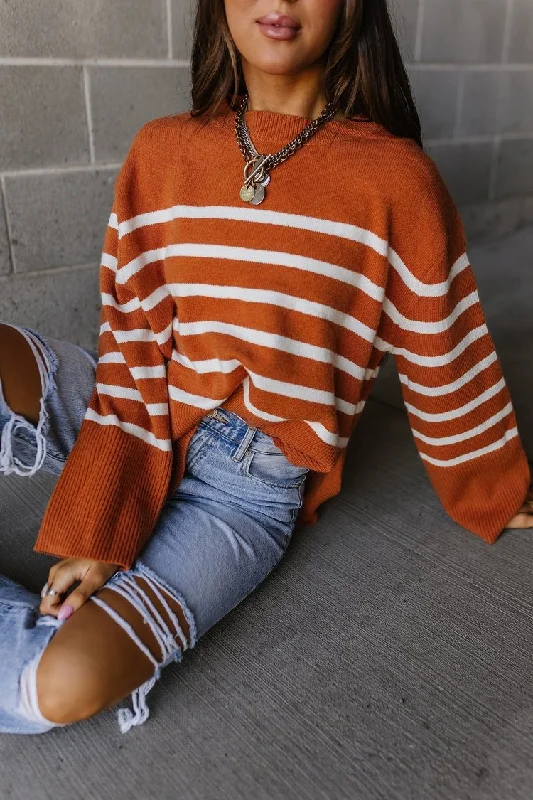 Justine Sweater - Rust