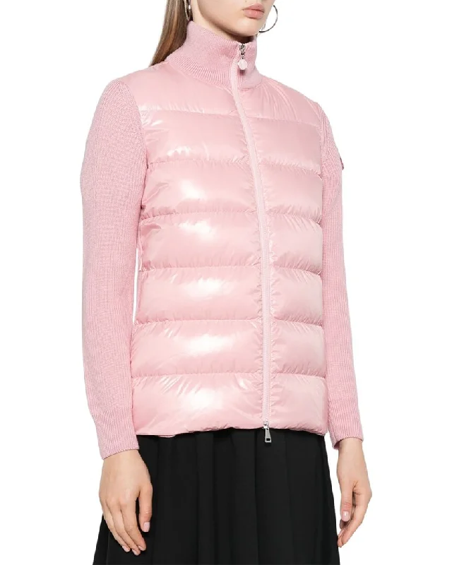 Moncler Padded Wool Cardigan