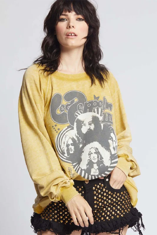 Led Zeppelin Band Sweater 301880 Mustard