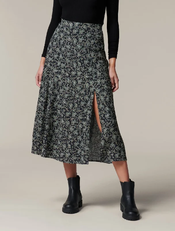 Ellie Split Midi Skirt