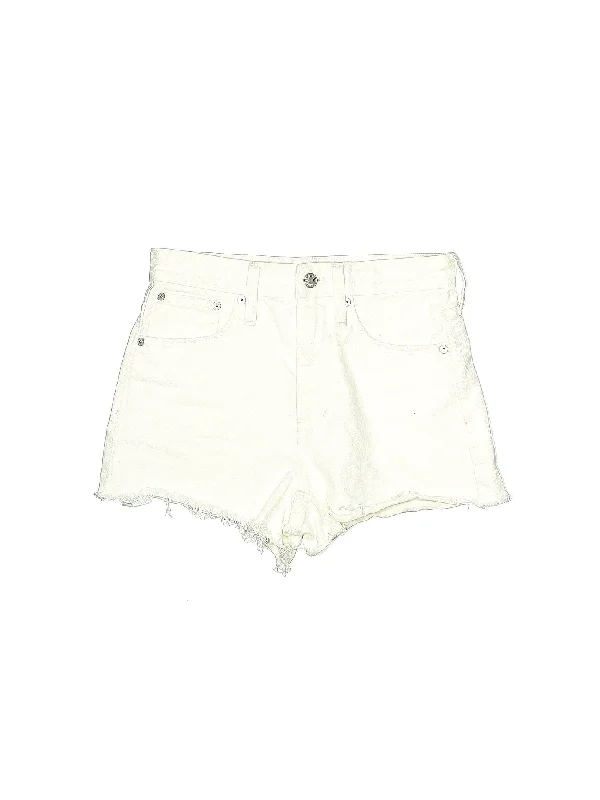 Low-Rise Denim Shorts