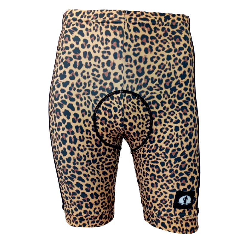 Funky Cycling Shorts - Leopard