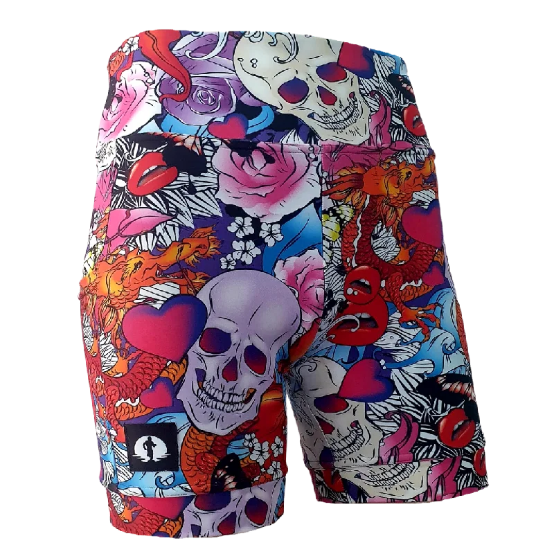 High Waist Funky Pants - Ed Hardy