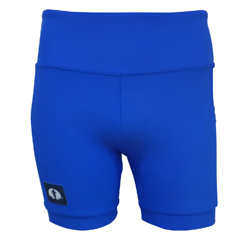 High Waist Funky Pants - Royal Blue