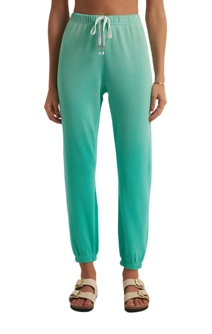 Z Supply High Tides Jogger Cabana Green