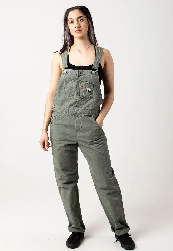 Carhartt WIP - W' Bib Overall Straight Garment Dyed Park - Dungarees