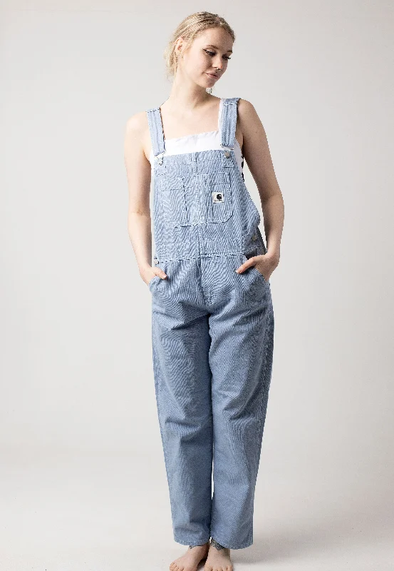 Carhartt WIP - W' Garrison Bib Stone Dyed Frosted Blue - Dungarees