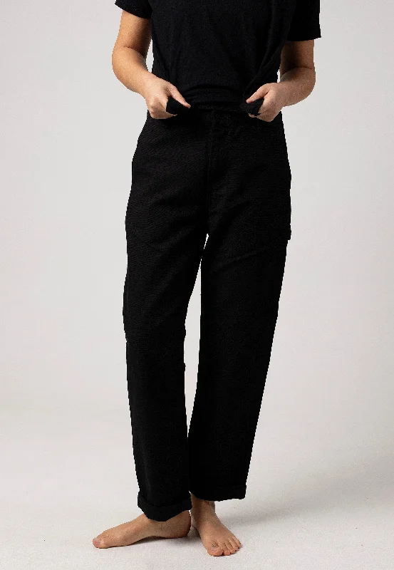 Carhartt WIP - W' Pierce Rinsed Black - Pants