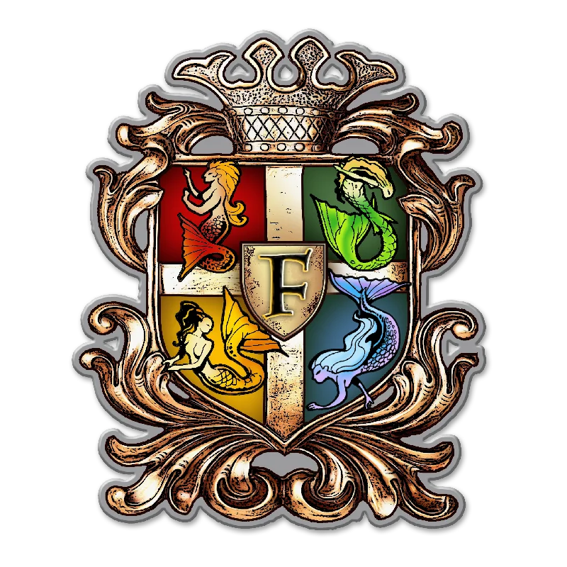 Finfolk Crest Sticker