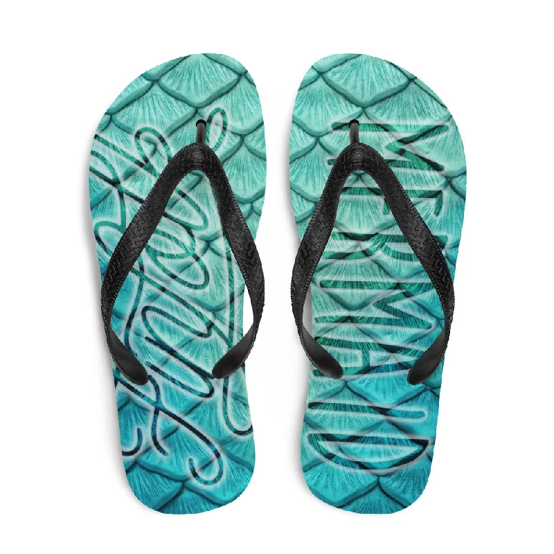 Finfolk Mermaid Fin-Flops: Sapphire