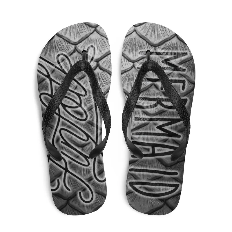 Finfolk Mermaid Fin-Flops: Starcrossed Silver