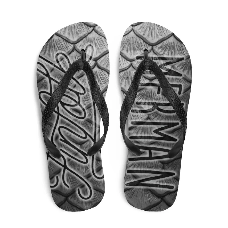 Finfolk Merman Fin-Flops: Starcrossed Silver