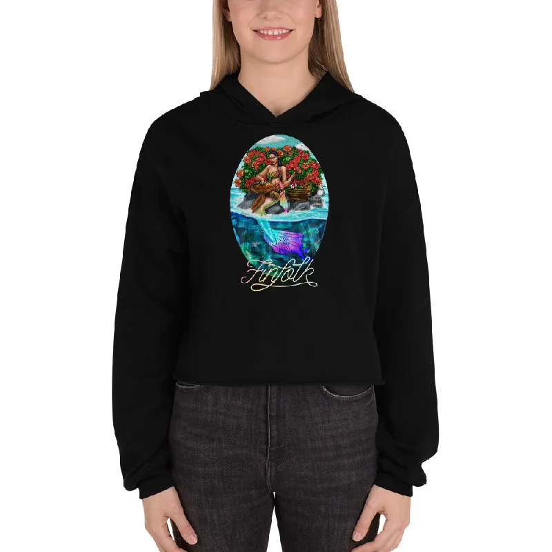 Guardian Mermaid Crop Hoodie