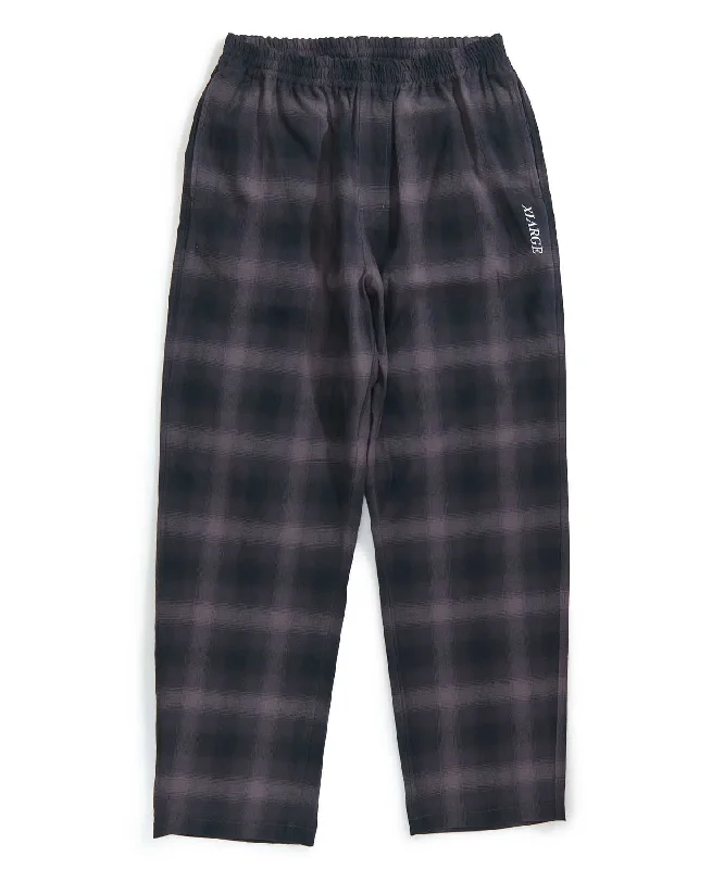 HOMBRE PLAID EASY TYPE PANT