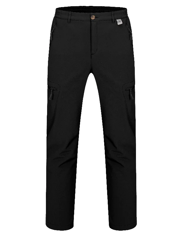 Men's Hiking Snow Pants, Fleece Lined Ski Pants