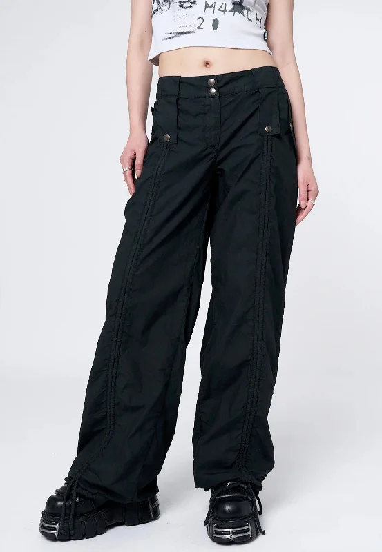 Minga London - Bea Ruched Front Black - Pants