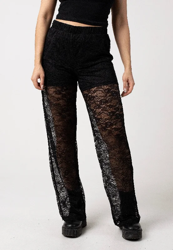 Noisy May - Carota Lace Black - Pants