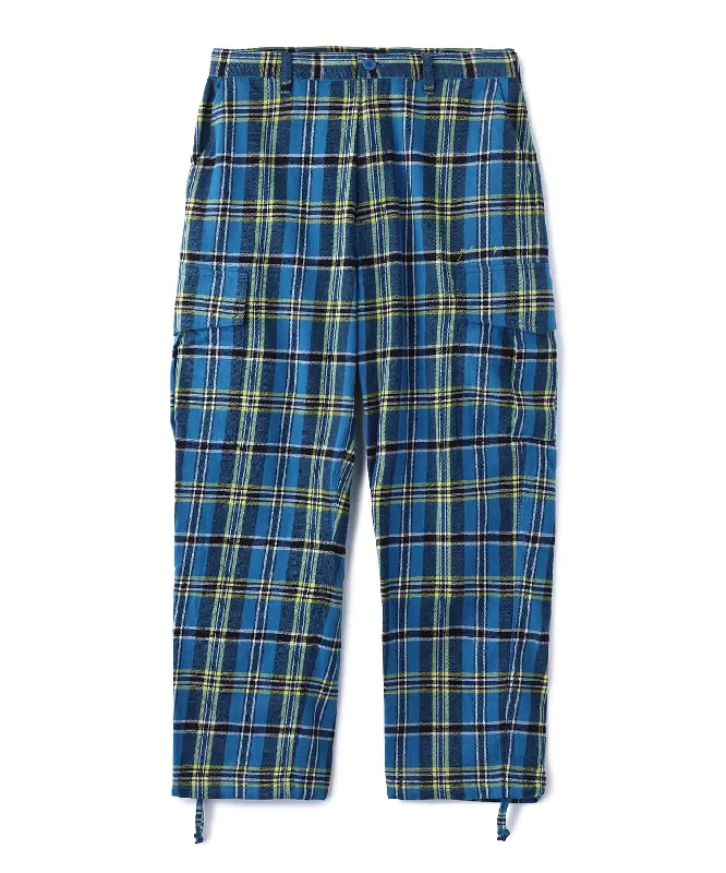 PLAID CARGO PANTS