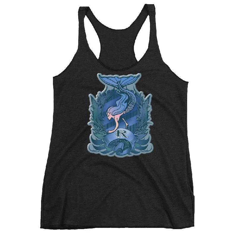 Sapphire Finfolk Crest Racerback Tank