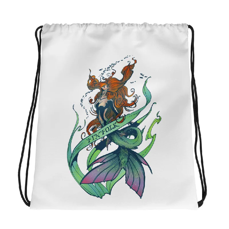 Watercolor Dream Drawstring Bag