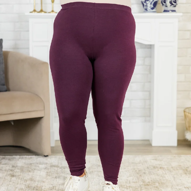 To Be True Leggings, Eggplant