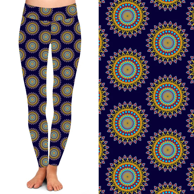 Tribal Mandala Deluxe Leggings